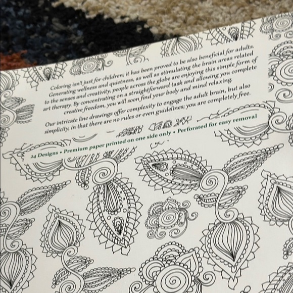 Botanical Wonders Adult Coloring Book for Everyone Stress and Anxiety Releasing - Picture 3 of 10